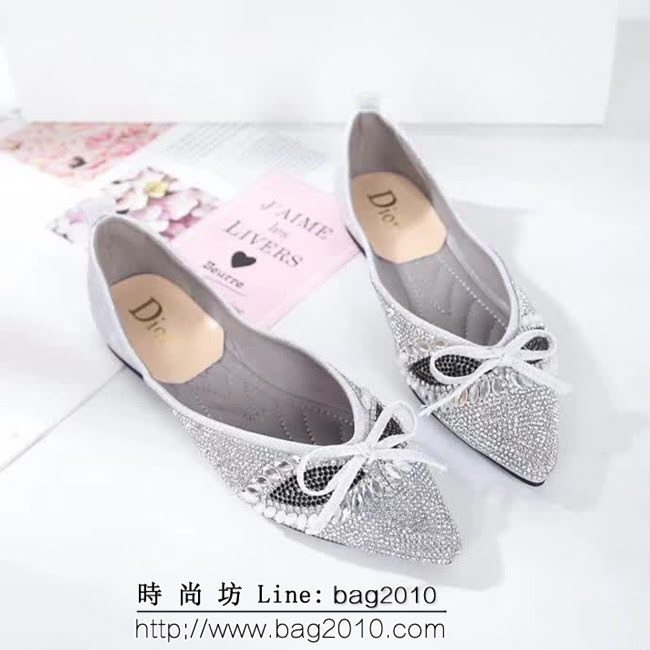 DIOR迪奧 秋季新款 鑽石眼睛 工藝圖案 女單鞋 QZS2025